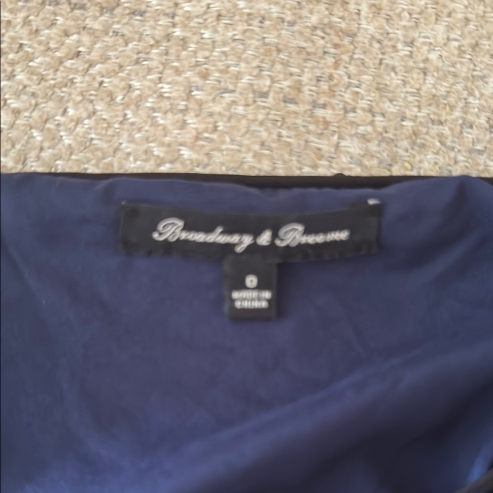 Navy Mini Skirt - image 2